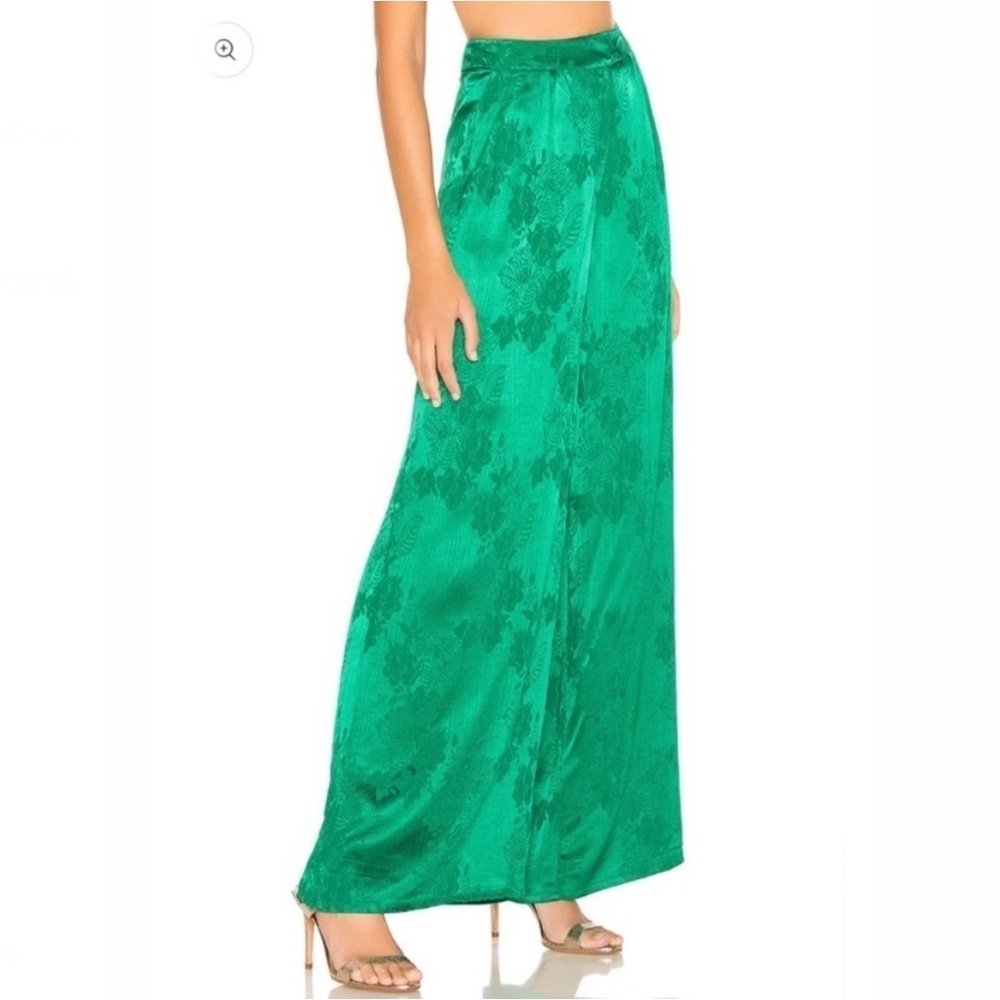 Tularossa Kelly Wrap Too and Sabra Wide Leg Trouser Pant Set Size M/L Green - Picture 3 of 15